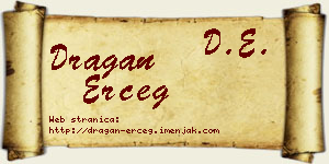 Dragan Erceg vizit kartica